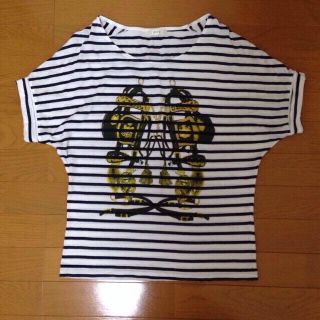 ロペ(ROPE’)のボーダー☆ドルマンTシャツ(カットソー(半袖/袖なし))