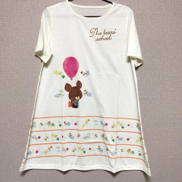 くまのがっこう❁﻿ふうせん チュニック Tシャツ エプロン