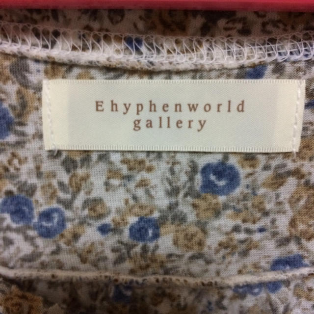 E hyphen world gallery(イーハイフンワールドギャラリー)の【イーハイフン】花柄トップス レディースのトップス(カットソー(半袖/袖なし))の商品写真