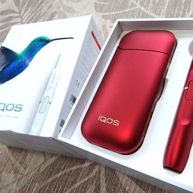 欧州 限定カラー アイコス IQOS 新品未開封 ボルドーレッド 本体セット ...