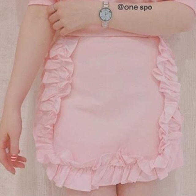 one spo(ワンスポ)のフリルタイトスカート レディースのスカート(ミニスカート)の商品写真