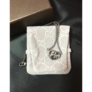 グッチ(Gucci)のGUCCI❤︎シルバーハートネックレス(ネックレス)