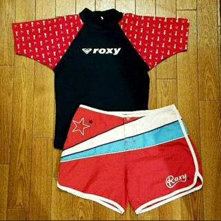 ロキシー(Roxy)のROXY roxy ラッシュガード　パンツ　セット　水着　レディース　サーフ　M(水着)