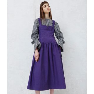 ルシェルブルー(LE CIEL BLEU)の今期ルシェルブルー♡新品未使用♡36♡パープル♡(ロングワンピース/マキシワンピース)