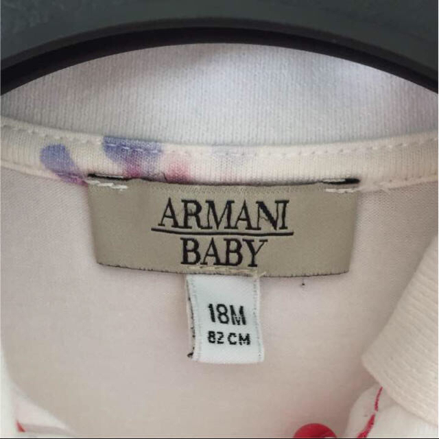 ARMANI JUNIOR(アルマーニ ジュニア)のアルマーニ 子供服 女の子 ワンピース 82 80 キッズ/ベビー/マタニティのベビー服(~85cm)(ワンピース)の商品写真