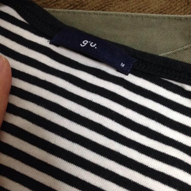 GU(ジーユー)のGU ボーダー T レディースのトップス(Tシャツ(半袖/袖なし))の商品写真