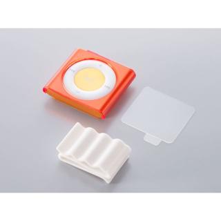 iPod shuffle（4th）専用クリスタルハードカバー オレンジ(ポータブルプレーヤー)