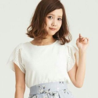 マジェスティックレゴン(MAJESTIC LEGON)の田中里奈ちゃんTシャツ ベージュ(Tシャツ(半袖/袖なし))