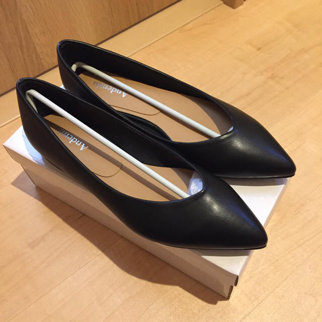 Andemiu(アンデミュウ)のAndemiu 黒パンプス レディースの靴/シューズ(ハイヒール/パンプス)の商品写真