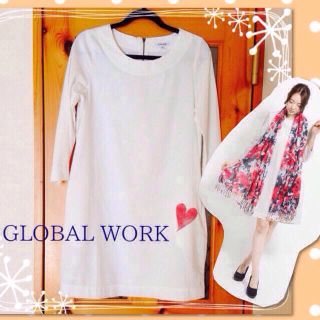 グローバルワーク(GLOBAL WORK)のグローバルワーク♡新品ワンピース(ひざ丈ワンピース)