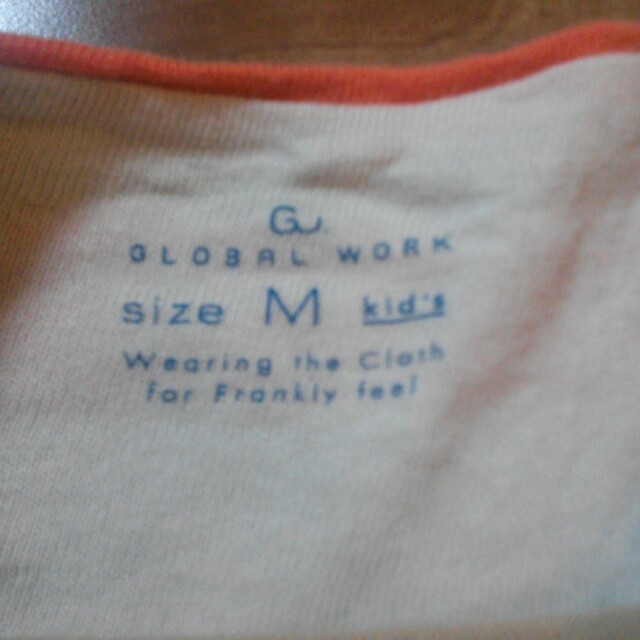 GLOBAL WORK(グローバルワーク)の七分袖ボーダーT キッズ/ベビー/マタニティのキッズ服男の子用(90cm~)(その他)の商品写真