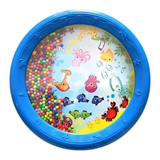 【新着商品】heizi タンバリン 波の音 オーシャンドラム 子供 楽器 おもち