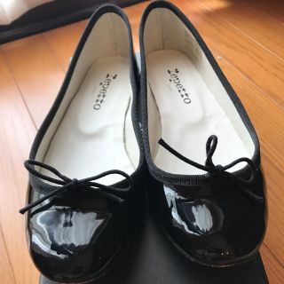 レペット(repetto)の【ジュジュ様専用】【新品同様】レペット フラットシューズ 黒(バレエシューズ)