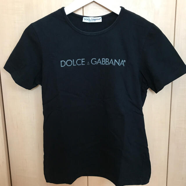 DOLCE&GABBANA(ドルチェアンドガッバーナ)のDOLCE&GABBANAドルチェ＆ガッバーナ ロゴTシャツ（サイズＭ） レディースのトップス(Tシャツ(半袖/袖なし))の商品写真