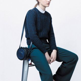 ロエベ(LOEWE)のcarven ラウンド ハラコ バッグ(ショルダーバッグ)