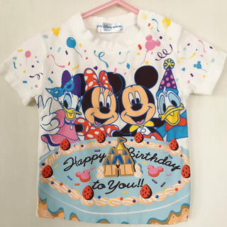 ディズニー(Disney)の80サイズ ディズニー キッズTシャツ バースデー(Ｔシャツ)