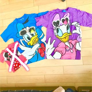 ディズニー(Disney)のペアルック Tシャツ ドナルド デイジー ディズニー(Tシャツ(半袖/袖なし))