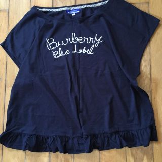 バーバリー(BURBERRY)のバーバリーブルーレーベル❤️フリルカットソー(カットソー(半袖/袖なし))