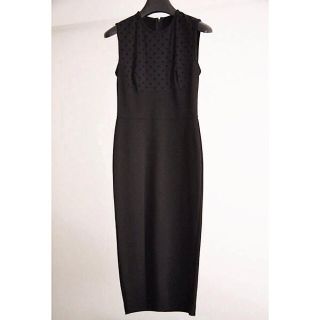 ステラマッカートニー(Stella McCartney)のヒイコさま専用【美品】ステラマッカートニー ドット ペンシル ドレス(ミディアムドレス)