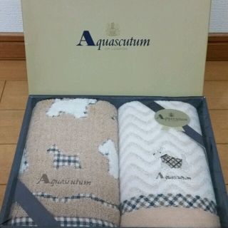 アクアスキュータム(AQUA SCUTUM)のKANA様専用　アスキュータム　フェイスタオルセット(2枚セット)(タオル/バス用品)