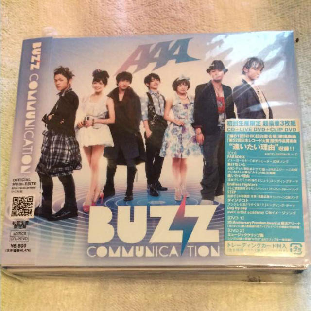 AAA(トリプルエー)の《美品》AAA BUZZ COMMUNICATION エンタメ/ホビーのCD(ポップス/ロック(邦楽))の商品写真