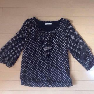 プロポーションボディドレッシング(PROPORTION BODY DRESSING)のプロポ🎀ドットブラウス(シャツ/ブラウス(長袖/七分))