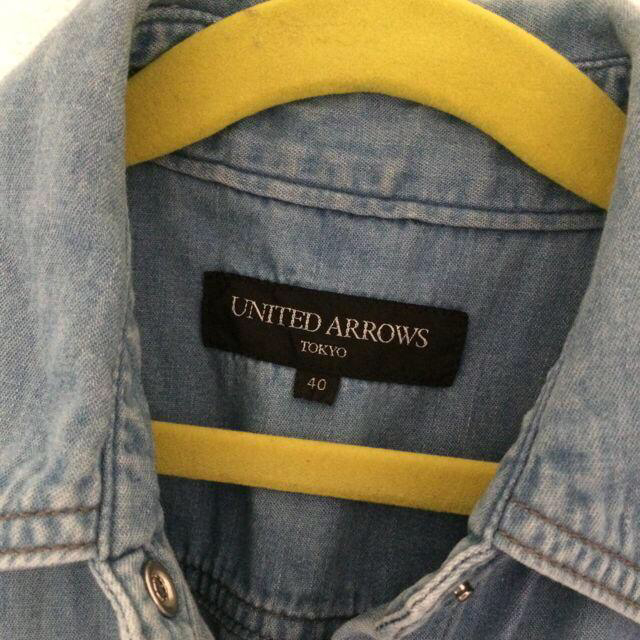 UNITED ARROWS(ユナイテッドアローズ)の送料込◆デニムワンピース レディースのワンピース(ひざ丈ワンピース)の商品写真