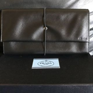 PRADA - プラダ☆ クラッチバッグ(サフィアーノ)の通販 by モモキョ