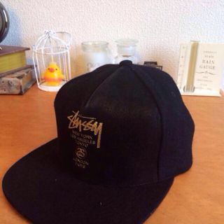 ステューシー(STUSSY)のstussy ベロア生地snapback(キャップ)