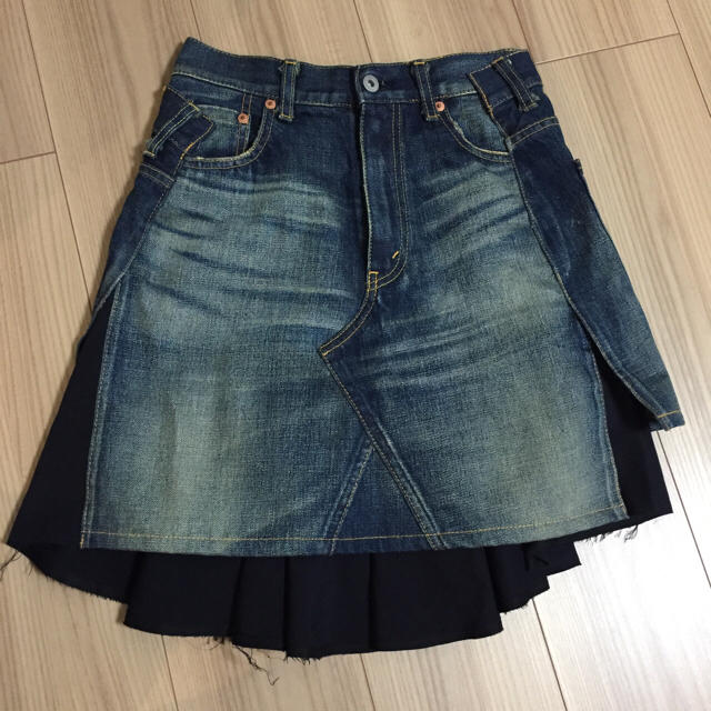 JUNYA WATANABE - JUNYA WATANABE COMME des GARCONS デニムスカートの