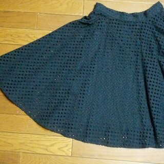 エージー(AG)のネイビースカート(ひざ丈スカート)