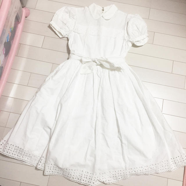 Shirley Temple(シャーリーテンプル)の美品♡シャーリーテンプル♡ウェディングドレスワンピース レディースのワンピース(ひざ丈ワンピース)の商品写真