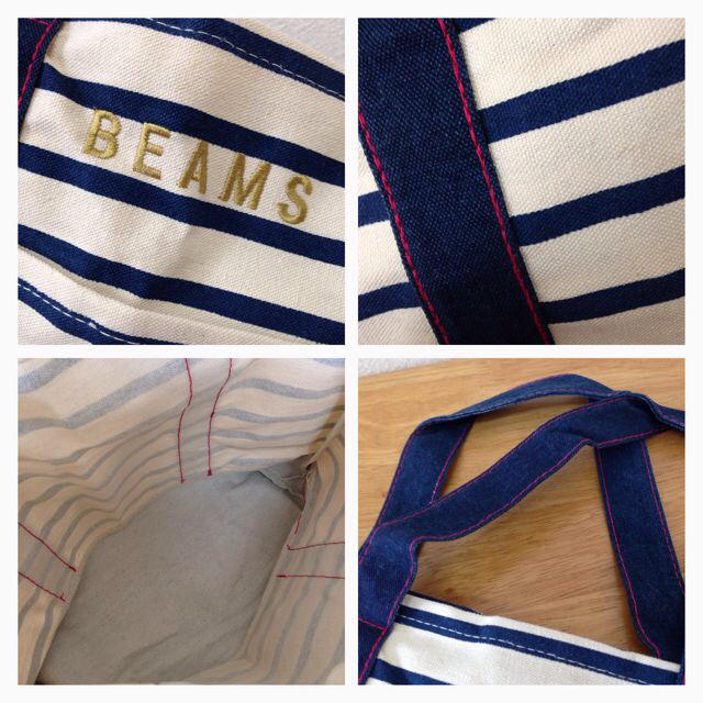 BEAMS(ビームス)のBEAMS  ボーダートート レディースのバッグ(トートバッグ)の商品写真