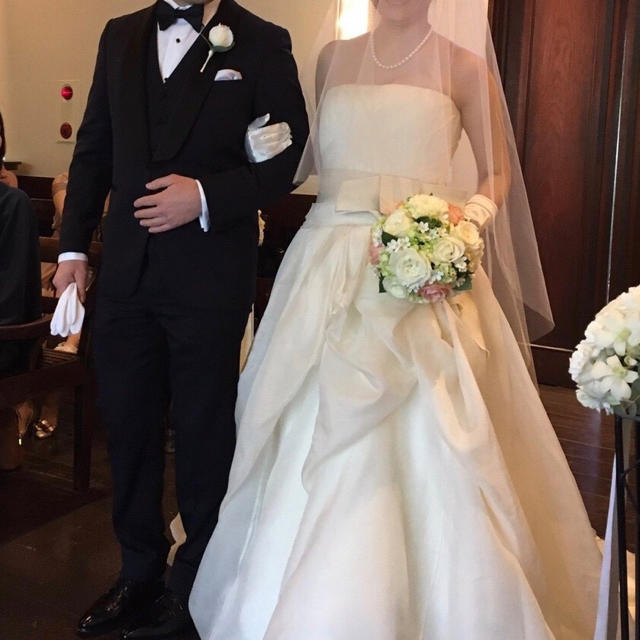 ラッピング不可】 - Wang Vera Vera dress wedding US6 Deandra Wang
