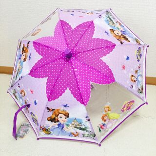 【再入荷】ちいさなプリンセスソフィア キッズ 傘 パープル(傘)