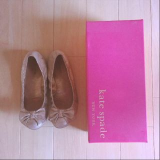 kate spade NEW YORK(バレエシューズ ・ ゴールド/金色系)の kate spade NEW YORK(バレエシューズ ・ ゴールド/金色系)の