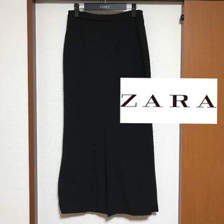 ザラ(ZARA)のZARA WOMAN スリット入りロングスカート(ロングスカート)