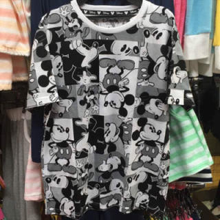 ディズニー(Disney)の新品 ミッキー Tシャツ L(Tシャツ/カットソー(半袖/袖なし))