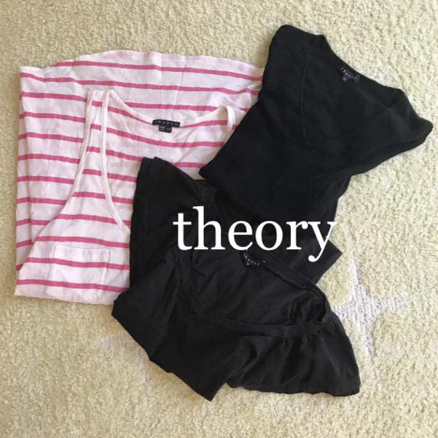 theory(セオリー)のお得♡ theory 3点セット カットソー Tシャツ タンクトップ キャミ レディースのトップス(Tシャツ(半袖/袖なし))の商品写真