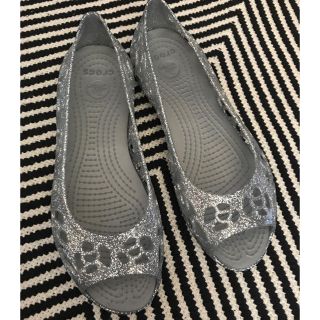 クロックス(crocs)の美品♡クロックスフラットシューズ(サンダル)