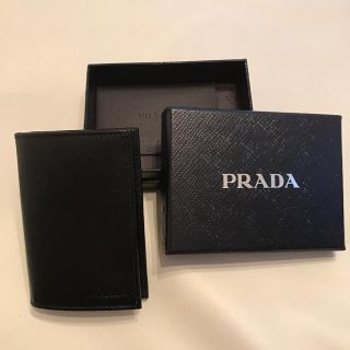 プラダ(PRADA)の【新品未使用】PRADA サフィアーノレザー名刺入れ、カードケース(名刺入れ/定期入れ)