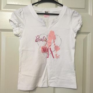 バービー(Barbie)の【値下げ】子供服★バービー 150 白 Tシャツ(Tシャツ/カットソー)