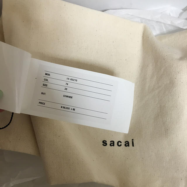 sacai(サカイ)のなお様専用🌟 名作 36 価格交渉ok レディースの靴/シューズ(サンダル)の商品写真