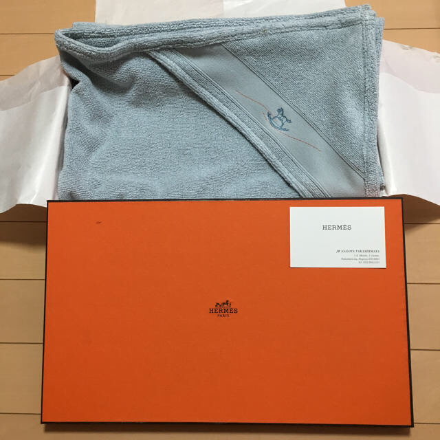 Hermes(エルメス)のエルメスおくるみ新品未使用 キッズ/ベビー/マタニティのこども用ファッション小物(おくるみ/ブランケット)の商品写真