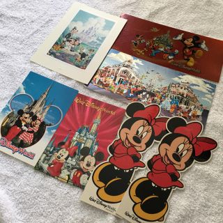 ディズニー(Disney)のWDW ポストカードセット 7枚(使用済み切手/官製はがき)