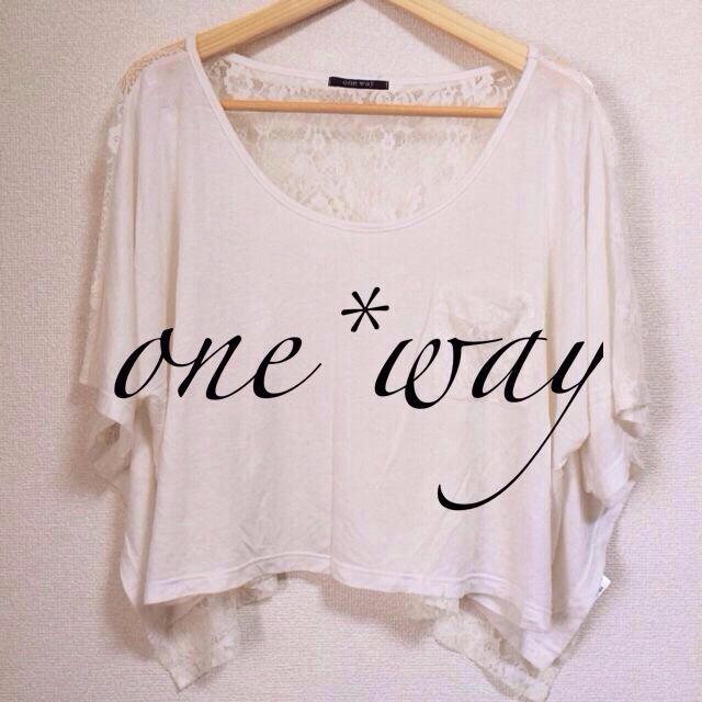 one*way(ワンウェイ)のone*way♡バックレーストップス レディースのトップス(Tシャツ(半袖/袖なし))の商品写真