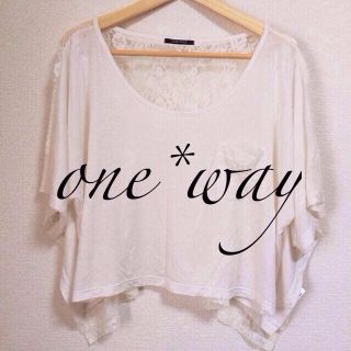 ワンウェイ(one*way)のone*way♡バックレーストップス(Tシャツ(半袖/袖なし))