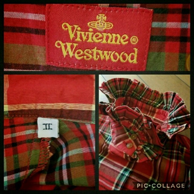 Vivienne Westwood(ヴィヴィアンウエストウッド)のVivienne立ち襟フリルブラウス レディースのトップス(シャツ/ブラウス(長袖/七分))の商品写真