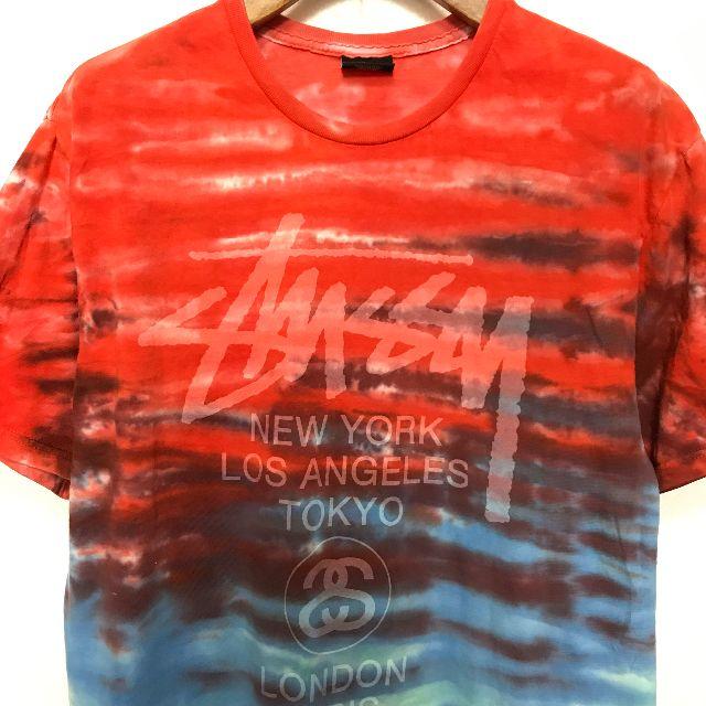 STUSSY(ステューシー)の「STUSSY」マーブリングカラープリントTシャツ メンズのトップス(Tシャツ/カットソー(半袖/袖なし))の商品写真