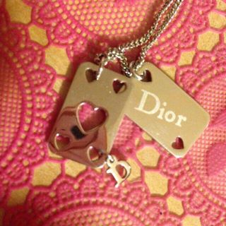 クリスチャンディオール(Christian Dior)のDIOR♡トランプネックレス(ネックレス)